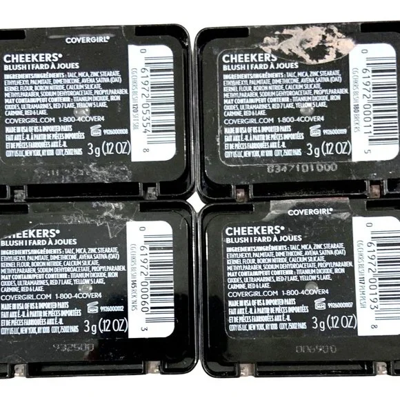 Set of 4 Cheekers Blush From Covergirl - Picture 2 of 2